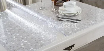 PVC moale sticlă alb rezistent la apa masă pânză de Modă și durabil de masă de ceai mat