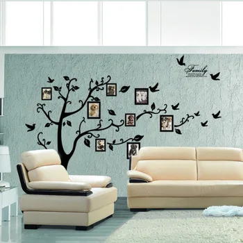 Pvc Perete Decal Păsări Care Zboară Copac Autocolante De Perete Arte Acasă Decoratiuni Camera De Zi Dormitor Decalcomanii De Postere -46