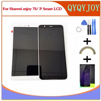 Q&Y QYJOY AAA Pentru bucura 7s Complet LCD + Touch screen digitizer asamblare Pentru Huawei P Inteligente FIG-LX1 / FIG-L21