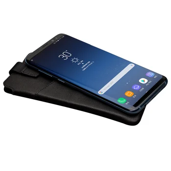 QIALINO de Lux din Piele Portofel Telefon Pungi de Caz Pentru Samsung S8 Plus Cover pentru Samsung S8+ Ultrathin Moale Brand Acoperi Geanta