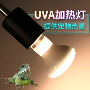 Repitle zilei UVA Încălzire broasca Testoasa Lampa de companie Iluminat broască țestoasă Șopârlă, șarpe, Broască căldură reptile bec de toate pentru acvariu