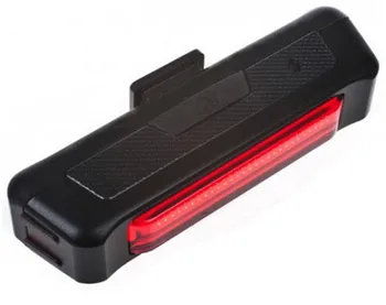 Rezistent la apa Cometa USB Reîncărcabilă Cap de Lumină de Înaltă Luminozitate LED Rosu 100 lumen Fata / Spate Bicicleta Lumină de Siguranță Pack