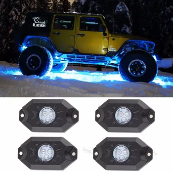 RGB LED Rock Neon Kituri de Control Bluetooth Telefon Mobil de Control Sub Autovehicule Off-Road Camion SUV Pentru Jeep Vehicul Barca Interior