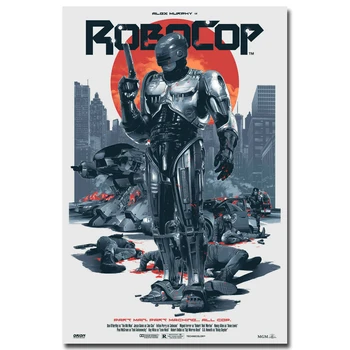 RoboCop Tesatura de Matase Arta Poster de Imprimare 13x20 32x48inch Fierbinte de Imagine de Film Pentru Camera de zi de Decorare 010