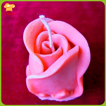 Romantic ziua îndrăgostiților, ziua de naștere petrecere floare de lalea lumânare mucegai de mână Chineză ziua îndrăgostiților trandafiri silicon săpun mucegai