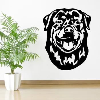 Rottweiler Câine Arta De Vinil De Perete Decalcomanii De Acasă Dormitor Decorative Pictura Murala De Perete Autocolant Perete Amovibil Serie De Animale Tapet Y-845