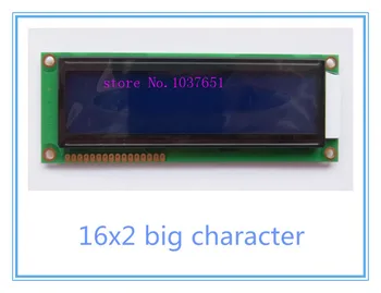 Rus chirilice, fonturi 1602 16x2 1602G mare caracter lcd display STN albastru lc1622 de înaltă calitate WH1602L-TMI-CT