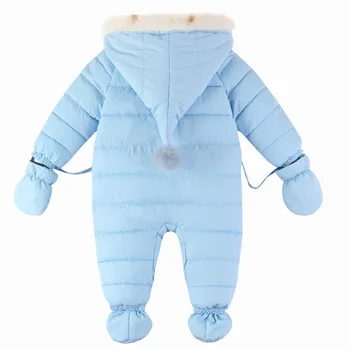 Salopetă Pentru Copii De Iarna Gros Baieti Costum Fete Cald Copil Snowsuit Solid Copil Salopeta Copii Îmbrăcăminte Copil Poarte Pentru Nou-Nascuti