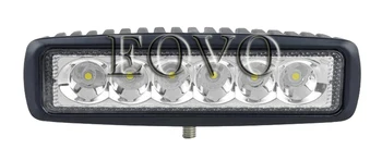SALUT EOVO 2 buc 6 Inch 18W LED Lumina de Lucru pentru Indicatorii Motocicleta de Conducere Offroad Barca Mașină, Tractor, Camion, SUV 4x4 ATV 12V