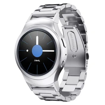 Samsung Gear S2 a Viziona Banda cu conector adaptor, din Oțel Inoxidabil, Metal de Înlocuire Inteligent Watch Band Brățară pentru Samsung S2