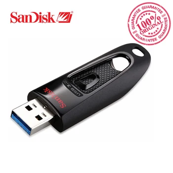 SanDisk Ultra USB 3.0 Flash Drive CZ48 16GB 32GB 64GB, 128GB, 256GB Pen Drive 100MB/s USB Stick-ul pentru Desktop, Laptop, Netbook U Disc