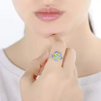 SANTUZZA Inel de Argint Pentru Femei Argint 925 Inele de Moda pentru Femei 2017 Cubic Zirconia Ringen Petrecere Bijuterii email