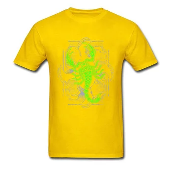 Scorpion Topuri de Bumbac Tricouri pentru bărbați Vara Tricouri Normal Designer O-Gât Îmbrăcăminte Tricou Maneci Scurte Transport Gratuit