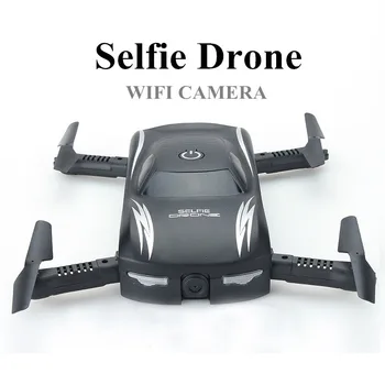Selfie Drone JX185 Pliabil Mini Rc Drone cu Wifi Camera FPV Altitudinii fără cap Model RC Elicopter vs jxd523 JJRC H37