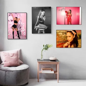 Sexy Ariana Grande Epocă Panza Arta Print Tablou Poster Poze De Perete Pentru Camera De Zi De Decorare Acasă Decor Fara Rama