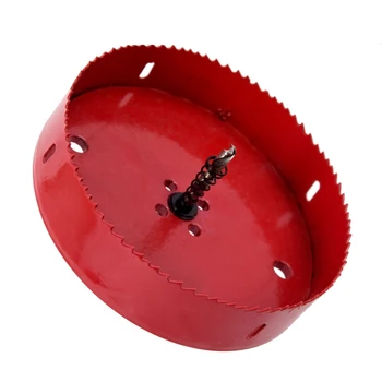 SHGO FIERBINTE-Pătrat shank și gaura văzut și un exercițiu de bimetal 150 mm rosu