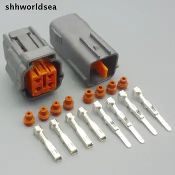 Shhworldsea 5/30/100sets kit de 2.2 mm 4pin 4 mod de auto impermeabila conector de sârmă, de sex feminin de sex masculin parte din 6195-0015 6195-0015