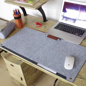 Simțit Seturi de Birou Mat Scris Pad Tabelul Mat Mouse Pad cu Încheietura Restul Sprijin pentru Desktop PC