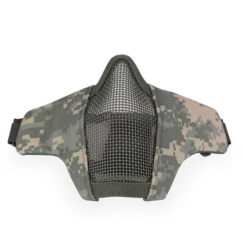 SINAIRSOFT Nouă Tactică de Airsoft Masca Jumătate mai mici Față de Metal de Oțel Net de Vânătoare de Protecție a Propunerii Pentru Paintball Militare Petrecere CS