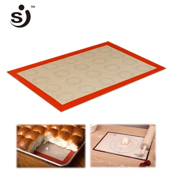 SJ 42*29.5 cm Saltea de Coacere Non-Stick Pad Silicon Foaie Bakeware patiserie Instrumente de Rulare Aluat Mat pentru Tort Cookie Macaron slipat Kit