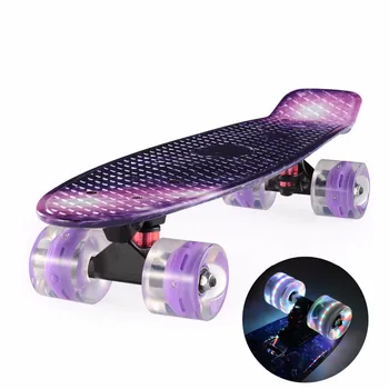 Skateboard Plastic Mini Cruiser Bord 22