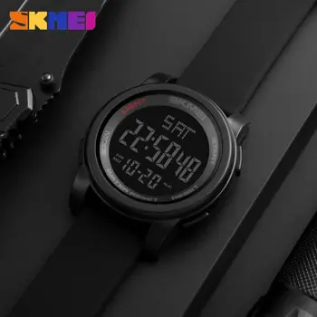 SKMEI Bărbați Digital Multifunctional Ceasuri în aer liber de Sport Chrono Ceas rezistent la apa 50M de Alarmă Ceasuri Relogio Masculino 1257
