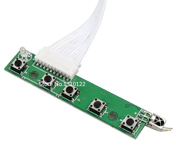 Skylarpu 7 inch Raspberry Pi Ecran LCD TFT Monitor pentru AT070TN90 cu HDMI, Intrare VGA Driver de Placa Controller (fara touch)