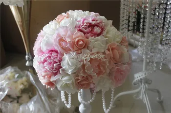 SPR NOU transport Gratuit!nunta etapă arcada flori artificiale mingea penoy crescut masă de nuntă idei central fundal de decor