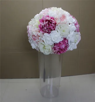 SPR !Transport gratuit!10buc/lot nunta drum duce flori artificiale mingea masă de nuntă flori centrala bile de flori decor