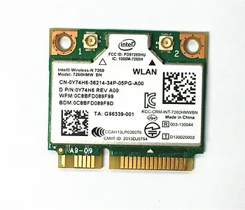 SSEA NOU pentru Intel Wireless-N 7260 7260HMW BN Wifi, Bluetooth 4.0 Hlaf mini PCI-Ecard 802.11 N pentru DELL/ASUS /ACER/samsung