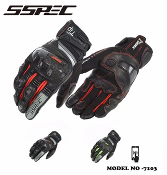 SSPEC Noi bărbați motocicleta protecție echitatie curse mănuși poartă respirabil ecran tactil de 3 Culori transport gratuit