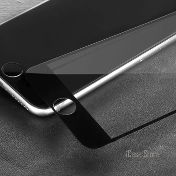 Sticla Curbată Complet Capacul Protector de Ecran Pentru iPhone 5S 5C SE 6 6S 7 Plus Pelicula De Vidro Film Protector Templado