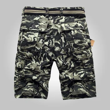 Stil de vara pantaloni Scurti Barbati bermude boardshorts 2018 oameni noi Genunchi Lungime armata camuflaj pantaloni Scurți multi-buzunar de pantaloni Scurți de Marfă