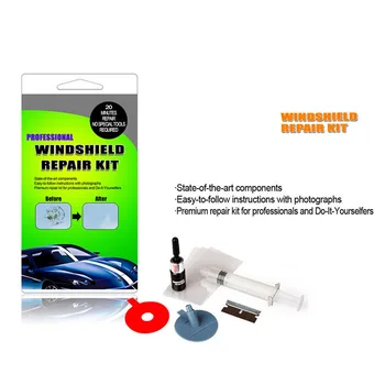 SUGERYY DIY Parbriz Auto Kit de Reparații de Sticlă Auto de Parbriz de reparare setul de unelte (Da Mânerul Ușii de Protecție Autocolante Decorative)