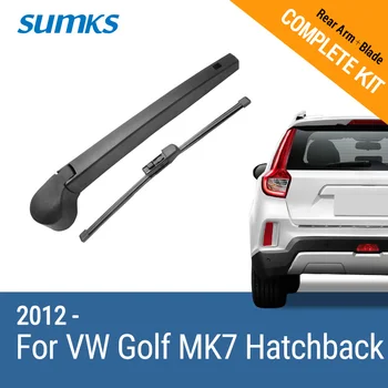 SUMKS Ștergătorului de lunetă & Arm pentru VW Golf MK7 Hatchback 2012 2013 2016 2017