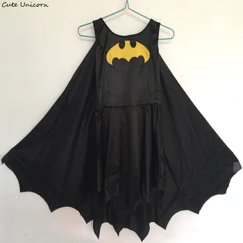 Super-erou Batman Costume de Halloween pentru femei partid Cosplay Costum batgirl rochie cu pelerina haine fete sexy tinuta