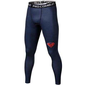 Superman 3D Imprimate Jambiere Bărbați Model de Compresie Dresuri Pantaloni Noi Skinny pantaloni de Trening crossfit, Fitness Pantaloni sex Masculin