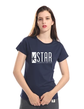 Superman Seria STAR S. T. A. R. labs moda produsului tricou 2018 Vara fierbinte de vânzare tricou femei din bumbac de înaltă calitate de îmbrăcăminte de brand