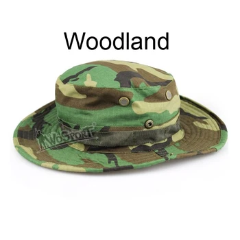 Tactic Airsoft Sniper protecție la Soare Bonnie Capace de Pălării găleată pălării în aer liber junglă camuflaj militar capace pentru vânătoare