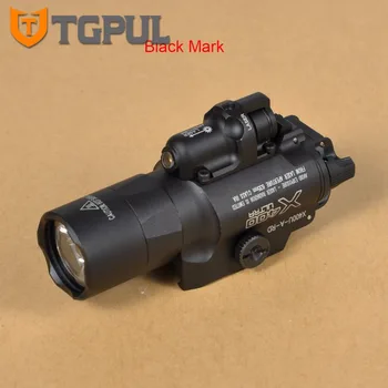 TGPUL cel Mai bun SF X400U ULTRA LED Lanterna Tactice Armă de Lumină Pistol de Lumină Cu Roșu Laser Pentru Pistol pentru Vânătoare