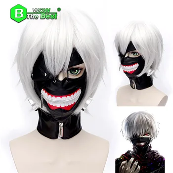 Tokyo Ghoul Masca Blinder Anime Cosplay Kaneki Ken Masca Reglabil Cu Fermoar Masti Petrecere De Halloween