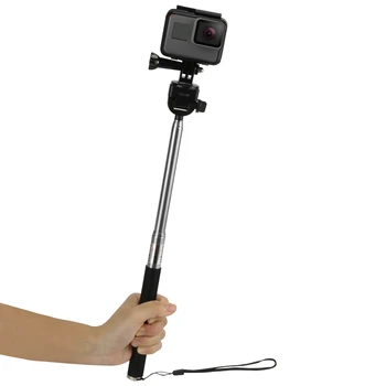 TRAGE Extensibila din Aluminiu Selfie Stick Monopod Pentru Gopro 5 4 3 Yi 4K SJCAM Eken Pentru iPhone 7 6 Samsung Huawei Accesorii Telefon