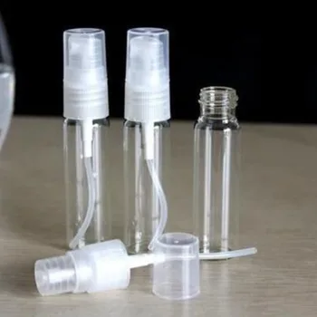Transport gratuit 1000 x 2 ML din Sticlă Sticla de Parfum, Mini reîncărcabile spray de sticlă, sticlă de 2 ml atomizor