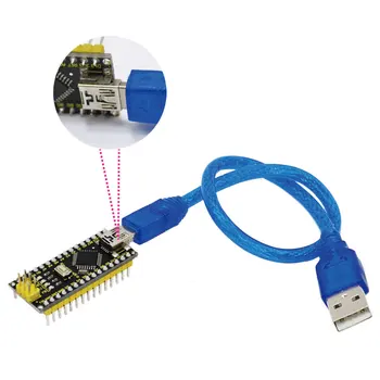 Transport gratuit 1buc Keyestudio CH340 Nano Controler de Bord + cablu USB
