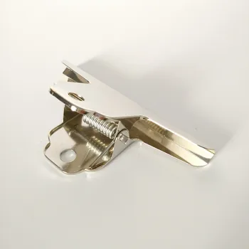 Transport gratuit(9pcs/lot) 75mm Power metal Prindere Clips argint Bulldog clip din otel Inoxidabil bilet clip de papetărie