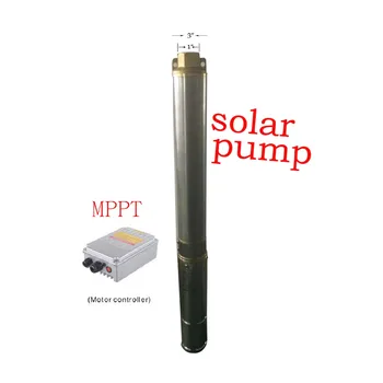 Transport gratuit solare submersibile pompe Centrifugale preț DC24v pompa de apa garantie 3 ani Model 3SPC2.6/32-D24/300