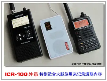 Transport gratuit TECSUN ICR-100 TF Card Mini-difuzor Recorder MP3 Player Radio FM 76-108 Cu 16G Max de Memorie TF card