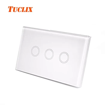 TUCLIX NE-Standard de Control de la Distanță Comutator 3 Banda 1 Modul ,RF433 Inteligent Comutator de Perete, telecomanda Wireless touch comutator de lumină