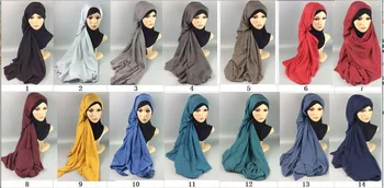 U9 vascoza pearl wrap musulmane hijab șal eșarfe eșarfă poate alege culori 10buc/lot