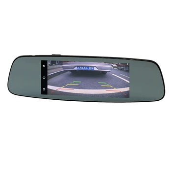 Udricare 7 inch 4G SIM Card Navigatie GPS Android 5.1 WiFi Bluetooth Telefon DVR 1G RAM 16GB GPS retrovizoare Dual Camera DVR Oglinda